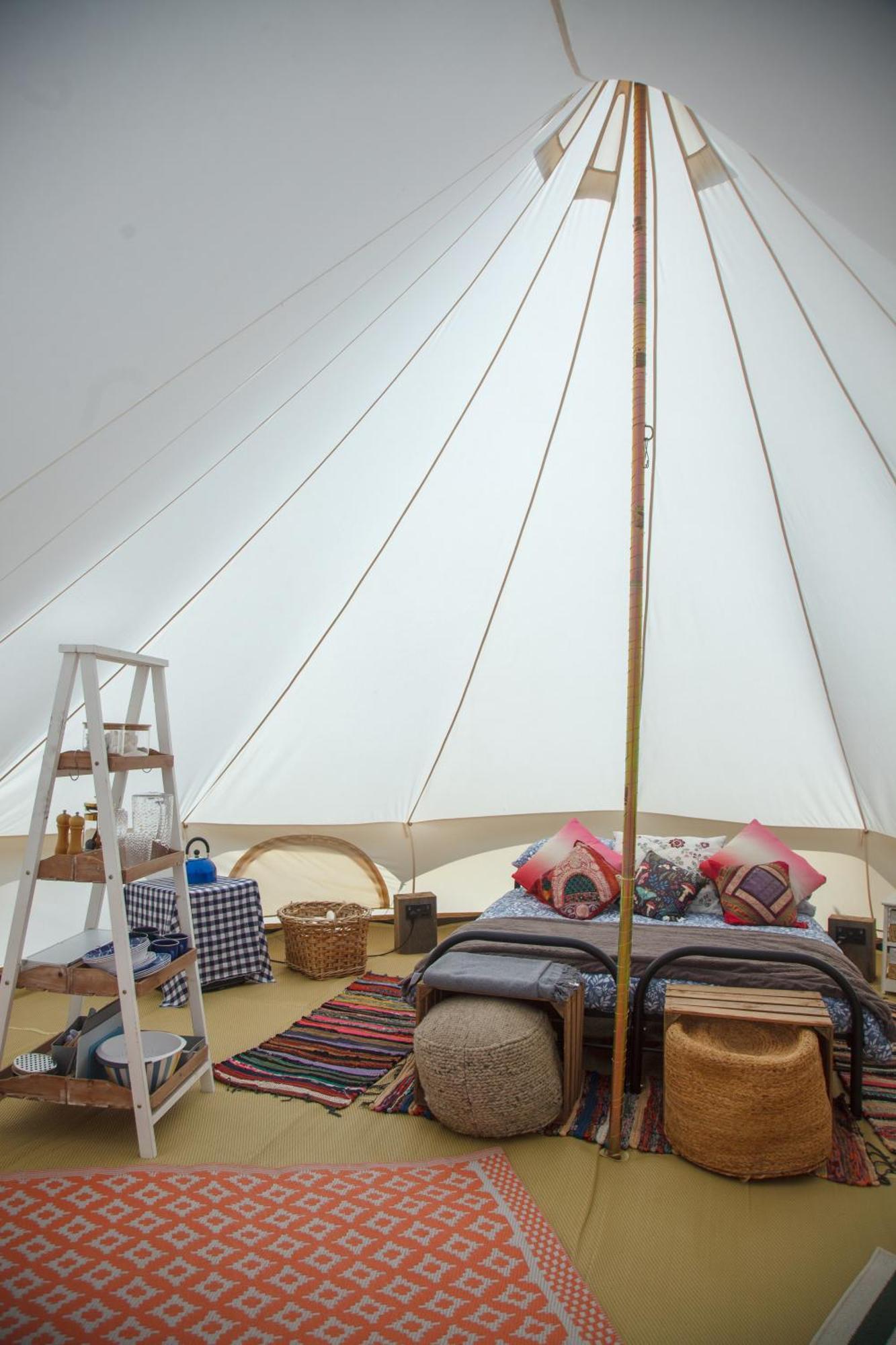 Glamping Meadow Bell Tent Stithians Экстерьер фото