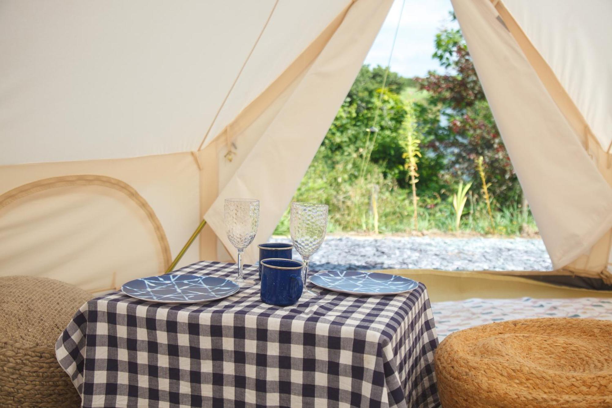 Glamping Meadow Bell Tent Stithians Экстерьер фото
